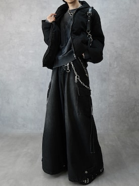 「HARE（ハレ）のアイテム」を使った、Aranさん（メンズ・177cm）の冬コーディネート