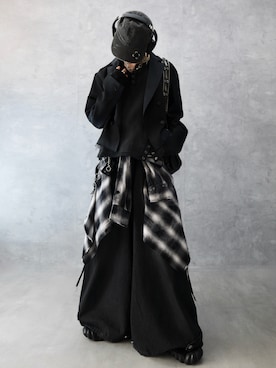 「ANDER HUNK（アンダーハンク）のアイテム」を使った、Aranさん（メンズ・177cm）の冬コーディネート