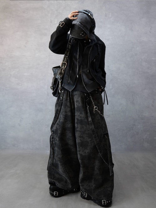 Spielio】 Vintage-like riders jacket / ヴィンテージライク合皮