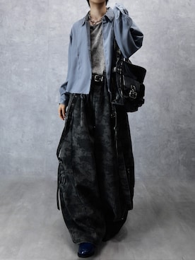 「Berwick1707（バーウィック）のアイテム」を使った、Aranさん（メンズ・177cm）の春コーディネート