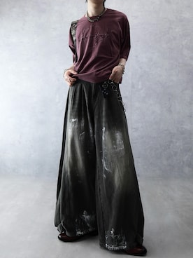 「DTYYPE（ドタイプ）のアイテム」を使った、Aranさん（メンズ・177cm）の夏コーディネート