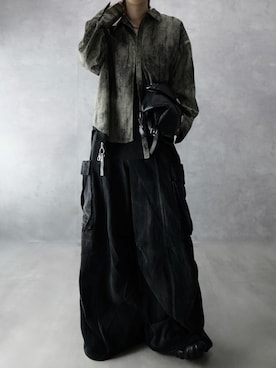 「アイテム（リング）」を使った、Aranさん（メンズ・177cm）の秋コーディネート