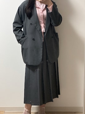 「Honeys（ハニーズ）のアイテム（トップス）」を使った、mtukiさん（レディース・158cm）の春コーディネート
