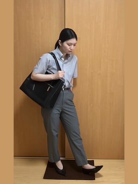 「Ungrid（アングリッド）のアイテム」を使った、米之井花さん（骨格ウェーブ・レディース・157cm）の夏コーディネート