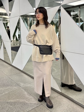 「アイテム（チョーカー）」を使った、ABEさん（レディース・167cm）の夏コーディネート