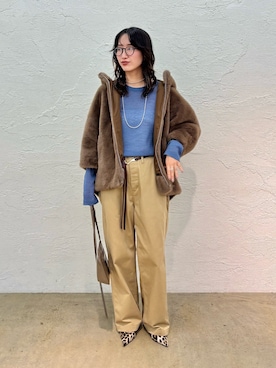 「アイテム（その他アウター）」を使った、ABEさん（レディース・167cm）の夏コーディネート