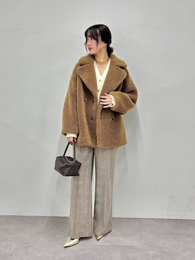 「アイテム（チョーカー）」を使った、ABEさん（レディース・167cm）の夏コーディネート