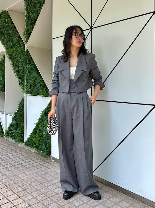 セール】ウールギャバテーラージャケット（テーラードジャケット