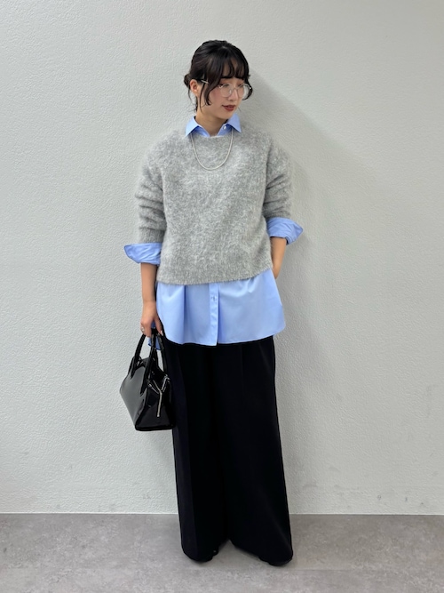 セール】スーリーアルパカクルーネックプルオーバー（ニット/セーター