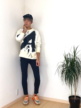 Zara ザラ のスウェットを使ったメンズ人気ファッションコーディネート Wear