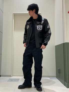 「TOPGUN」｜takumiさん（メンズ・183cm）の秋コーディネート