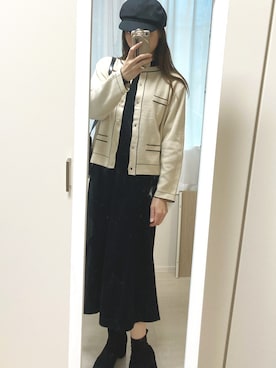 「シャネル風」｜kimlilyさん（レディース・164cm）の秋コーディネート