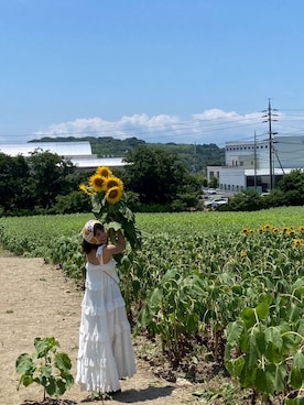 「Dr. Martens（ドクターマーチン）のアイテム」を使った、merukさん（レディース・161cm）の夏コーディネート