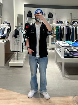 「LMCのアイテム」を使った、ittさん（メンズ・175cm）の夏コーディネート