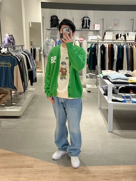 「LMCのアイテム（パンツ）」を使った、ittさん（メンズ・175cm）の春コーディネート