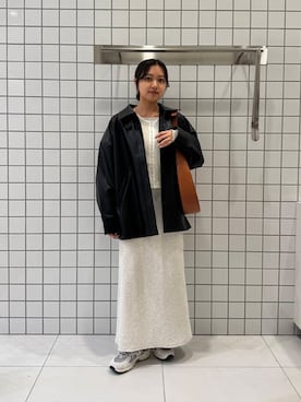 「SENSE OF PLACE by URBAN RESEARCH（センスオブプレイスバイアーバンリサーチ）のアイテム（その他アウター）」を使った、kayさん（レディース・156cm）の春コーディネート