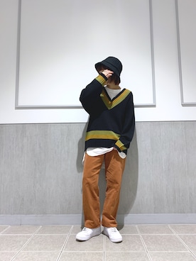 「ナイキスニーカー」｜chiさん（レディース・159cm）の秋コーディネート