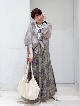 「アイテム（アクセサリー）」を使った、tahanyanさん（レディース・155cm・40代）の夏コーディネート