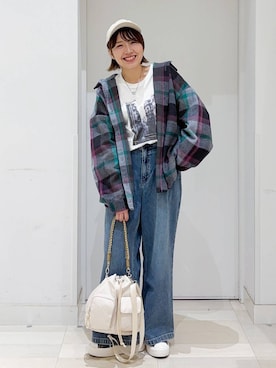 「旅行」｜tahanyanさん（レディース・155cm）の秋コーディネート