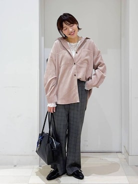「GLOBAL WORK（グローバルワーク）のアイテム（アクセサリー）」を使った、tahanyanさん（レディース・155cm）の秋コーディネート