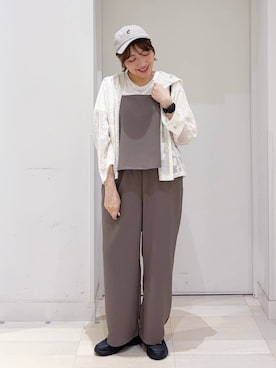 「GLOBAL WORK（グローバルワーク）のアイテム（ワンピース/ドレス）」を使った、tahanyanさん（レディース・155cm）の春コーディネート