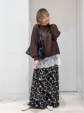 「GLOBAL WORK（グローバルワーク）のアイテム（シューズ）」を使った、tahanyanさん（レディース・155cm）の春コーディネート