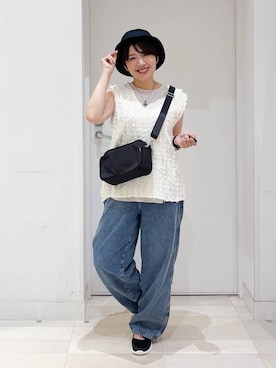 「アイテム（ワンピース/ドレス）」を使った、tahanyanさん（レディース・155cm・40代）の夏コーディネート