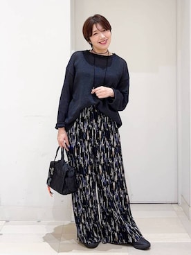 「アイテム（チョーカー）」を使った、tahanyanさん（レディース・155cm・40代）の夏コーディネート