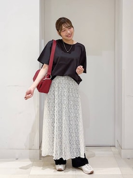 「GLOBAL WORK（グローバルワーク）のアイテム（トップス）」を使った、tahanyanさん（レディース・155cm）の夏コーディネート
