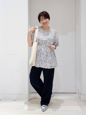 「デートコーデ」｜tahanyanさん（レディース・155cm・40代）の夏コーディネート