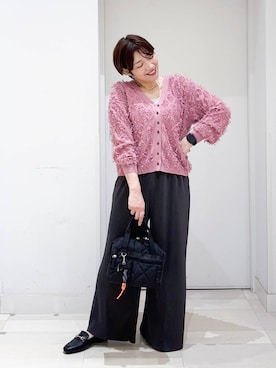 「アイテム（ローファー）」を使った、tahanyanさん（レディース・155cm・40代）の秋コーディネート