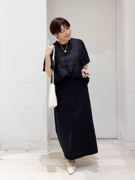 「アイテム（パンプス）」を使った、tahanyanさん（レディース・155cm・40代）の夏コーディネート