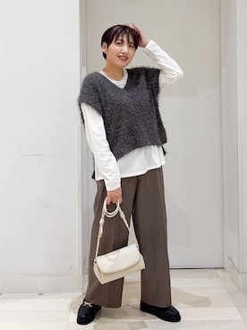 「デートコーデ」｜tahanyanさん（レディース・155cm・40代）の秋コーディネート