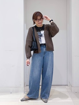 「GLOBAL WORK（グローバルワーク）のアイテム（シューズ）」を使った、tahanyanさん（レディース・155cm）の春コーディネート
