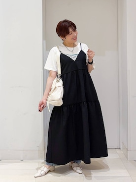 「GLOBAL WORK（グローバルワーク）のアイテム（パンツ）」を使った、tahanyanさん（レディース・155cm）の夏コーディネート