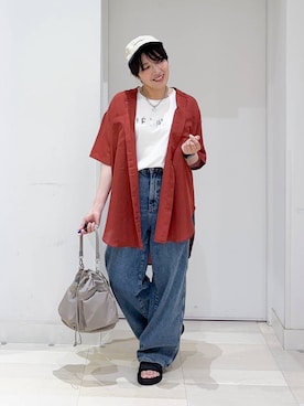 「デートコーデ」｜tahanyanさん（レディース・155cm・40代）の夏コーディネート