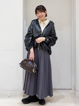 「GLOBAL WORK（グローバルワーク）のアイテム（トップス）」を使った、tahanyanさん（レディース・155cm）の秋コーディネート