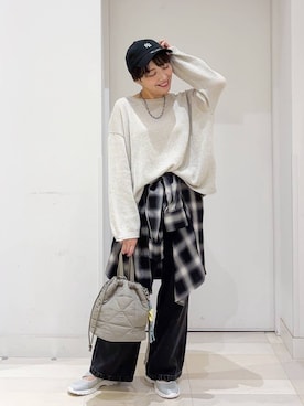 「アイテム（帽子）」を使った、tahanyanさん（レディース・155cm・40代）の夏コーディネート