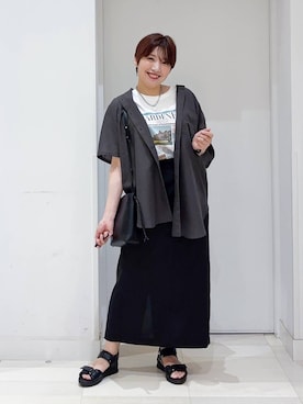 「アイテム（スカート）」を使った、tahanyanさん（レディース・155cm・40代）の夏コーディネート