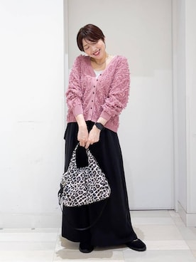 「アイテム（トートバッグ）」を使った、tahanyanさん（レディース・155cm・40代）の夏コーディネート