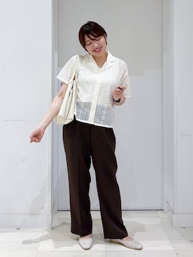 「アイテム（バッグ）」を使った、tahanyanさん（レディース・155cm・40代）の夏コーディネート