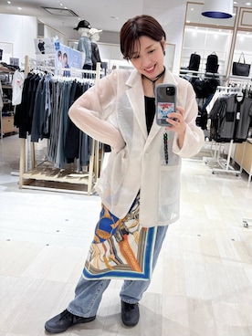 「アイテム（キャミソール）」を使った、tahanyanさん（レディース・155cm・40代）の夏コーディネート