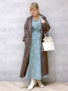 チェスターコートを使った ミントグリーン の人気ファッションコーディネート Wear