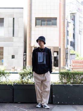 「ストリート系」｜せいやさん（メンズ・173cm・10代）の夏コーディネート