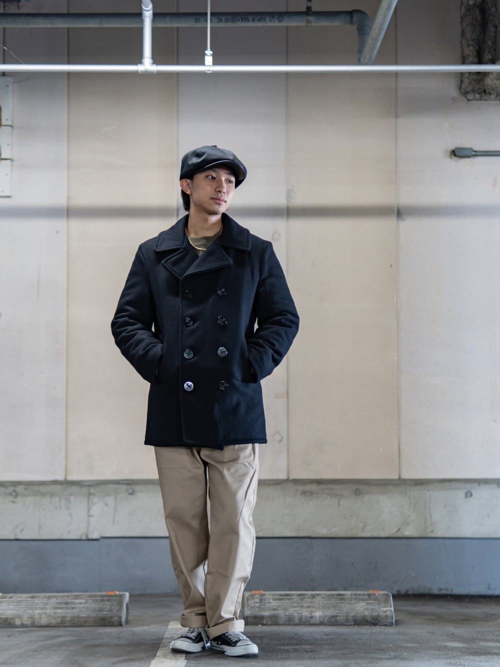 別注アイテム】CPH/シーピーエイチ/575 LEATHER CASQUETTE/レザー