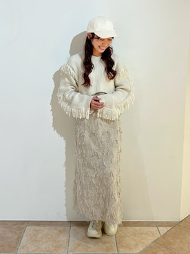 「Chapeau d' O（シャポードオー）のアイテム」を使った、chio0703さん（レディース・158cm）の冬コーディネート