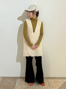 「Chapeau d' O（シャポードオー）のアイテム」を使った、chio0703さん（レディース・158cm）の冬コーディネート