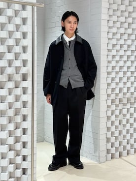 「EDITION（エディション）のアイテム」を使った、TOMORROWLAND_okadaさん（メンズ・181cm）の冬コーディネート