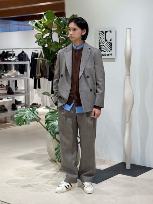 ウールダブルクロス 4ボタンジャケット（ダウンジャケット/コート