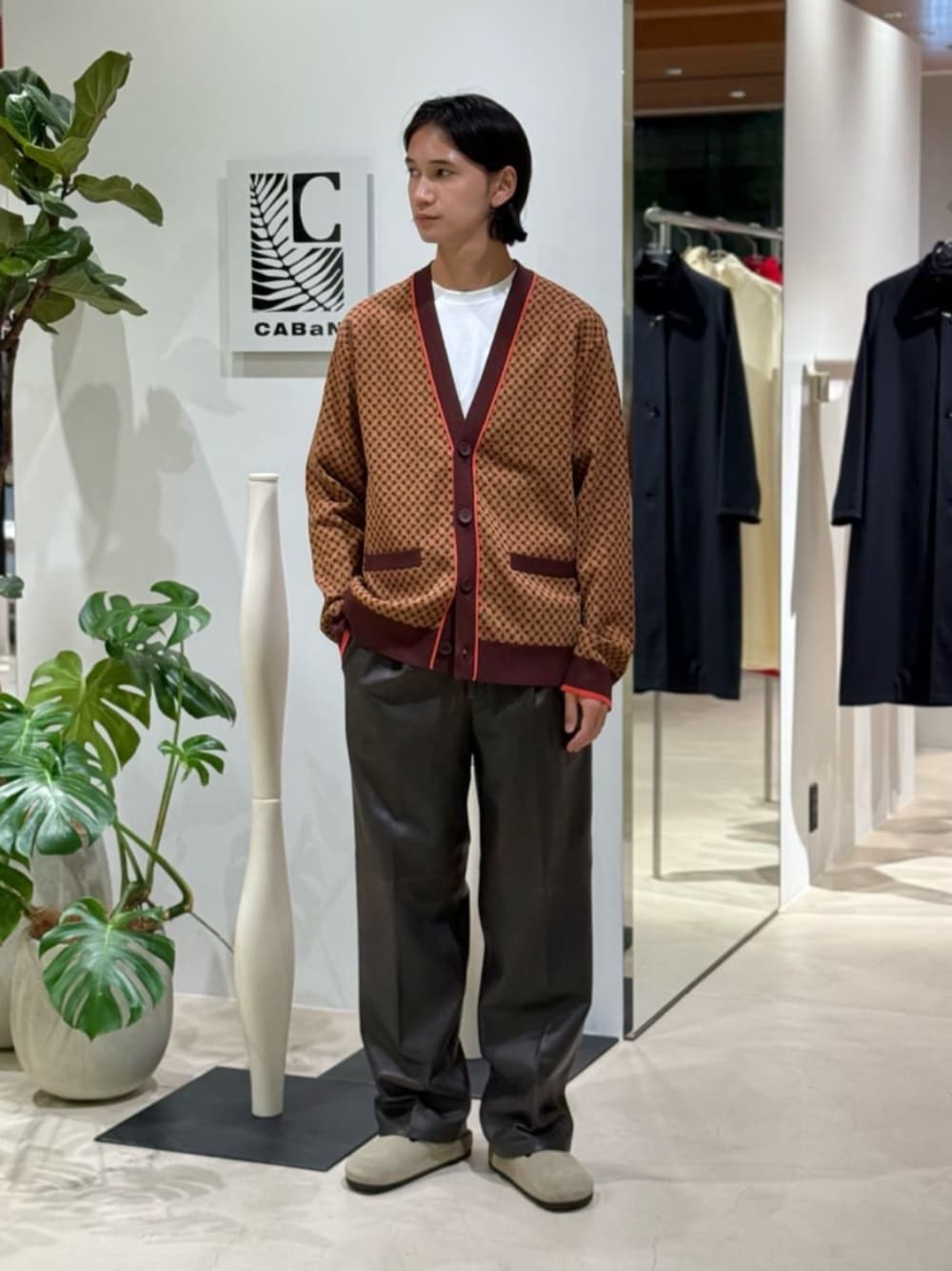 caban（キャバン）の「コットンポリエステル チェックジャカード V